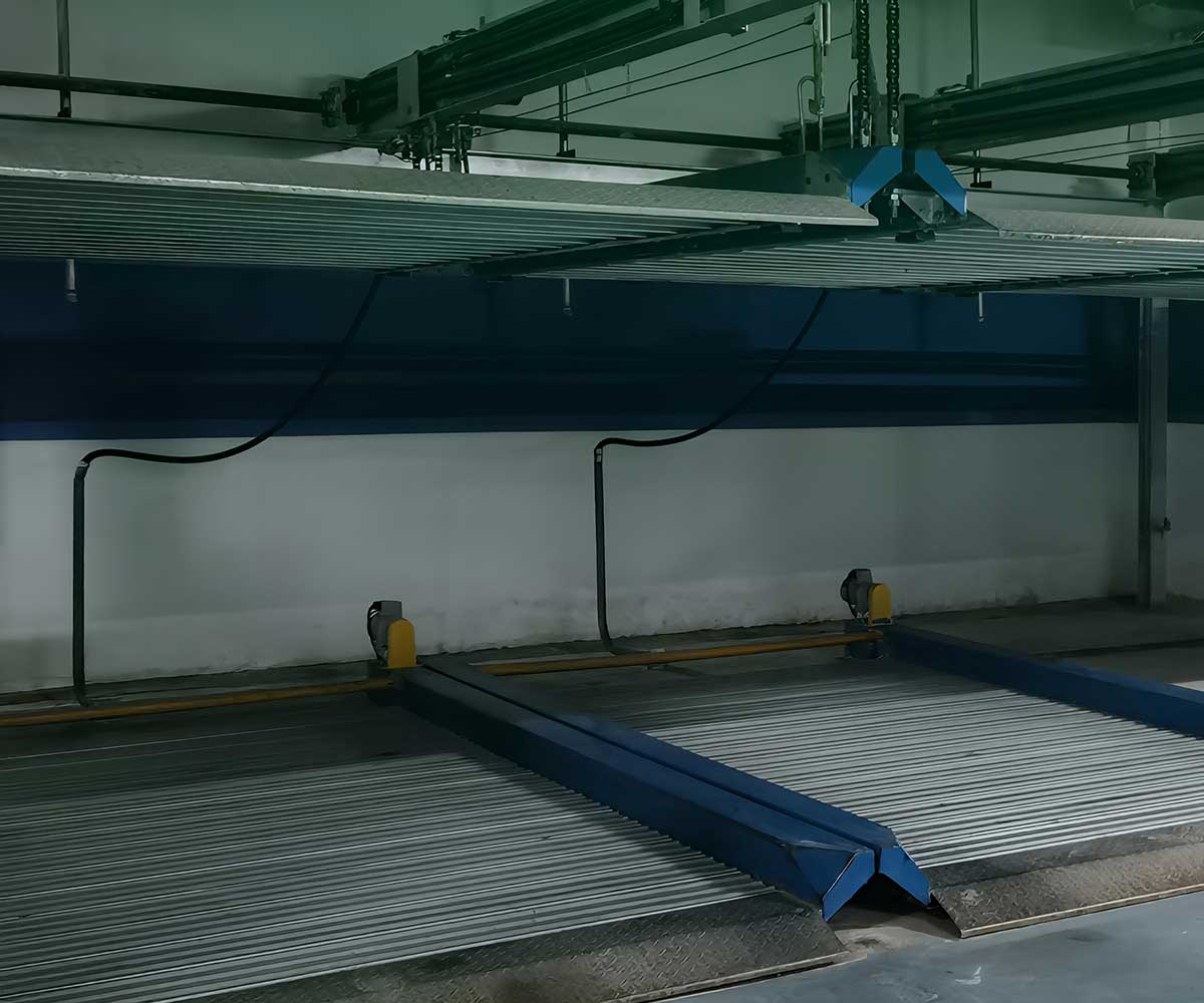 雙柱立體車庫停車設備噪音問題研究