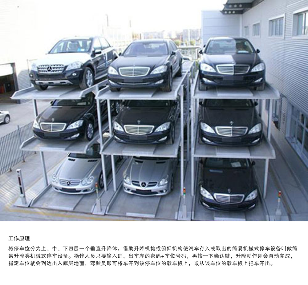 重慶PJS4D3四層地坑簡易升降停車設備工作原理.jpg