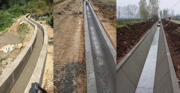 一次成型水渠機,現澆水渠成型機